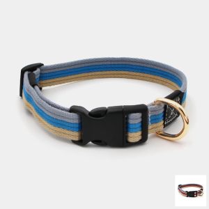 Collier en coton pour chien avec clip